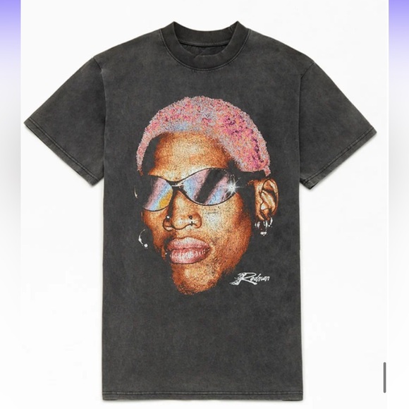 Grey rodman graphic tee - Picture 1 of 1